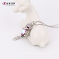 XN4725-xuping fashion jewelry Crystals from Swarovski, silver color fox pendants